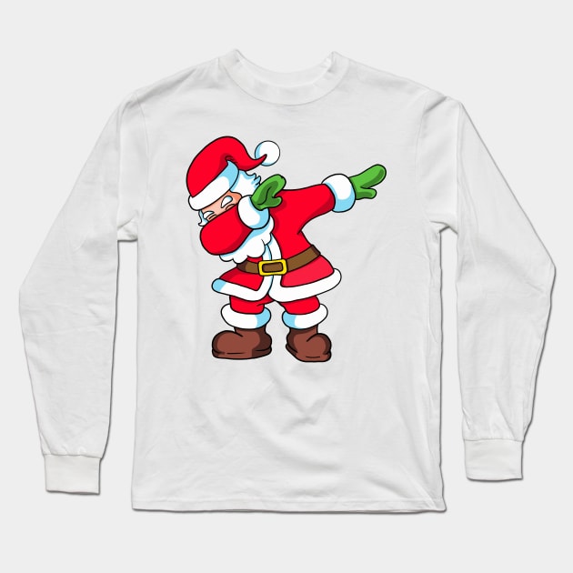 Dabbing Santa Long Sleeve T-Shirt by tabslabred